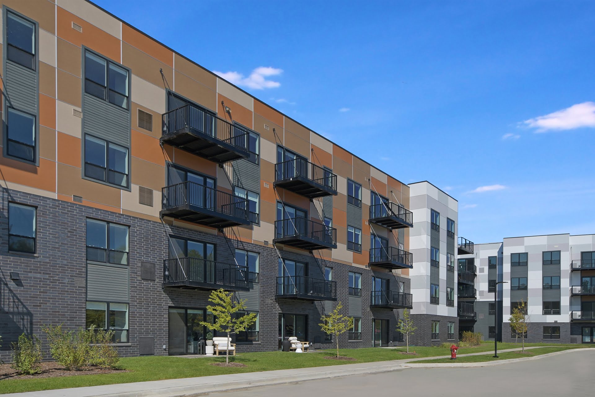 exterior balconies